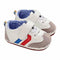 Mix and Max Boys' Chevron-Stripe Velcro-Strap Low-Top Lace-Up Shoes