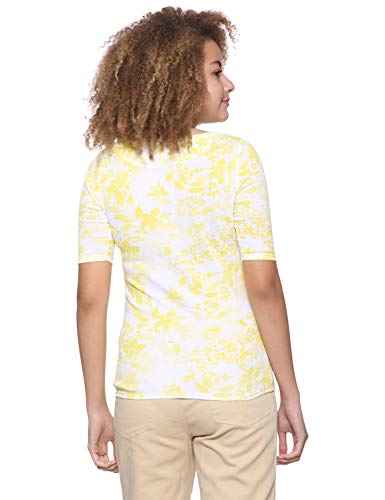 Splash Floral Pattern Boat Neck Short Sleeves Blouse for Women - Safqqa Egypt