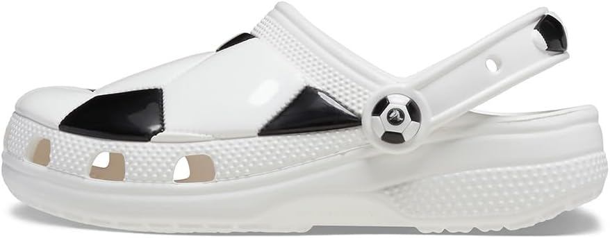 Crocs Boys Slipper White Kids Graphic Pattern Comfort