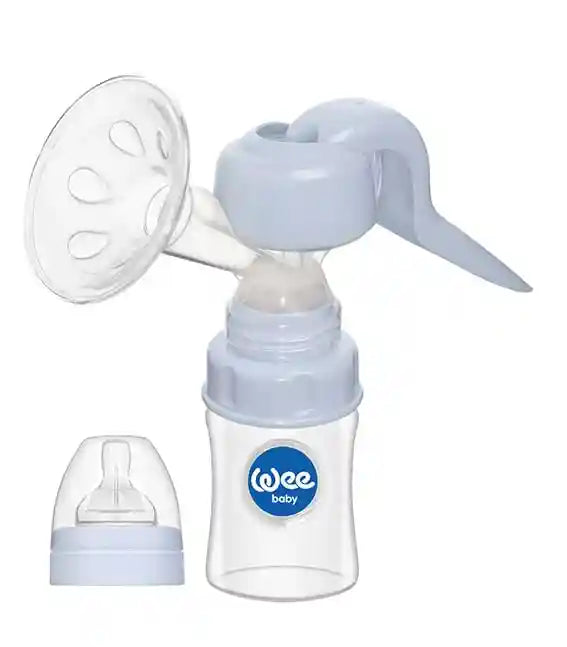 Wee Baby Manual Breast Pump + 20 Milk Storage Bag 200ml., One Size