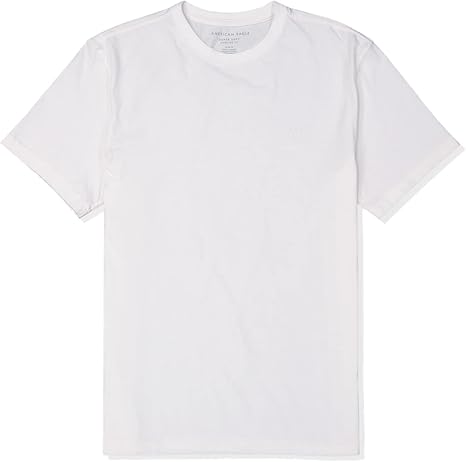 American Eagle Men T-Shirt White Casual Short Sleeve – Safqqa Egypt
