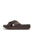 FitFlop Surfer Men's Tumbled Leather Slide Sandals