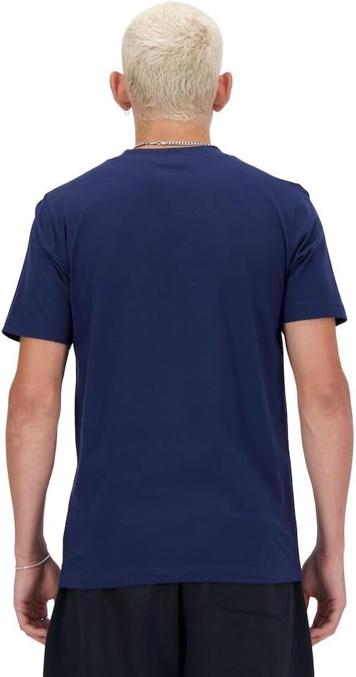New Balance Men Sport Essentials Logo T-Shirt Navy Casual Tee – Safqqa Egypt