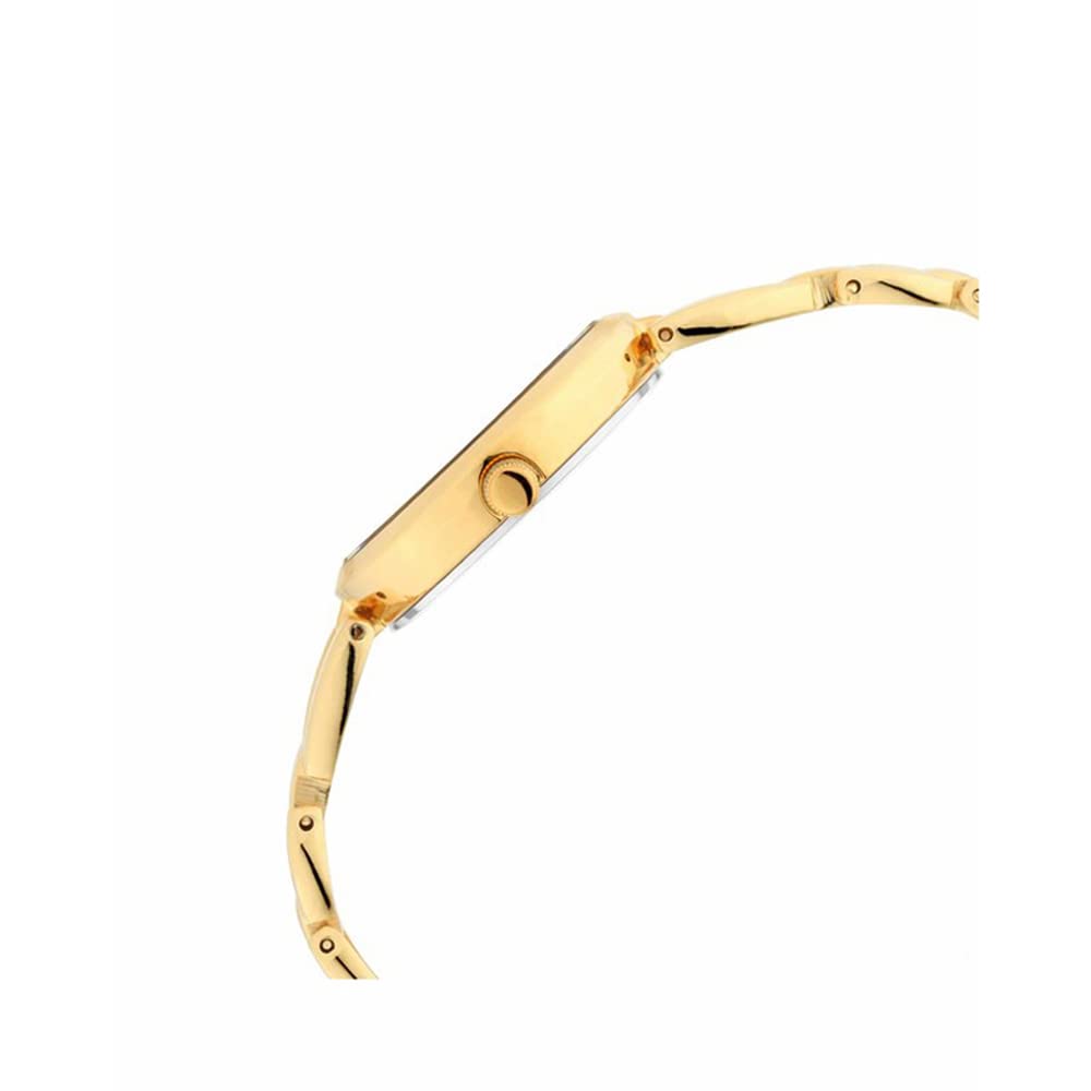 ساعة نسائية من تايتان بميناء دائري تناظري تجمع بين الأناقة والعملية. تتميز بميناء كلاسيكي دائري وسوار مريح، 