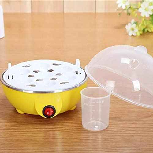Generic Egg Cooker - 7 Eggs, Stainless Steel, Multi, 15.5 x 15.5 x 15 cm, Egg Boiler Only- Damage Box - Safqqa Egypt