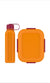 KARE M-Design Lunch Box with Bottle, 1.1 Litre/500 ml Capacity, Orange/Fuchsia