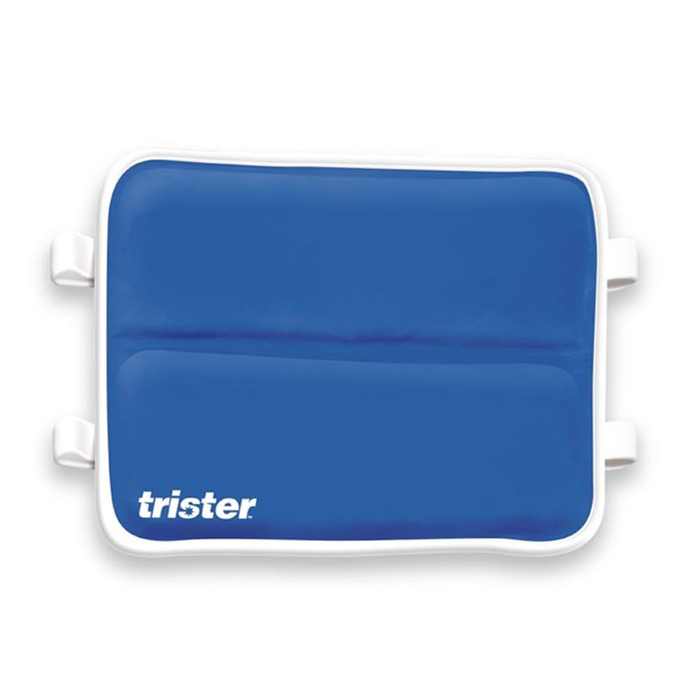Trister Hot/Cold Gel Pack Large TS-515HC-L - Microwavable & Freezable Reusable Pain Relief - 30x25cm - Flexible for Fever, Migraines, Sports Injuries