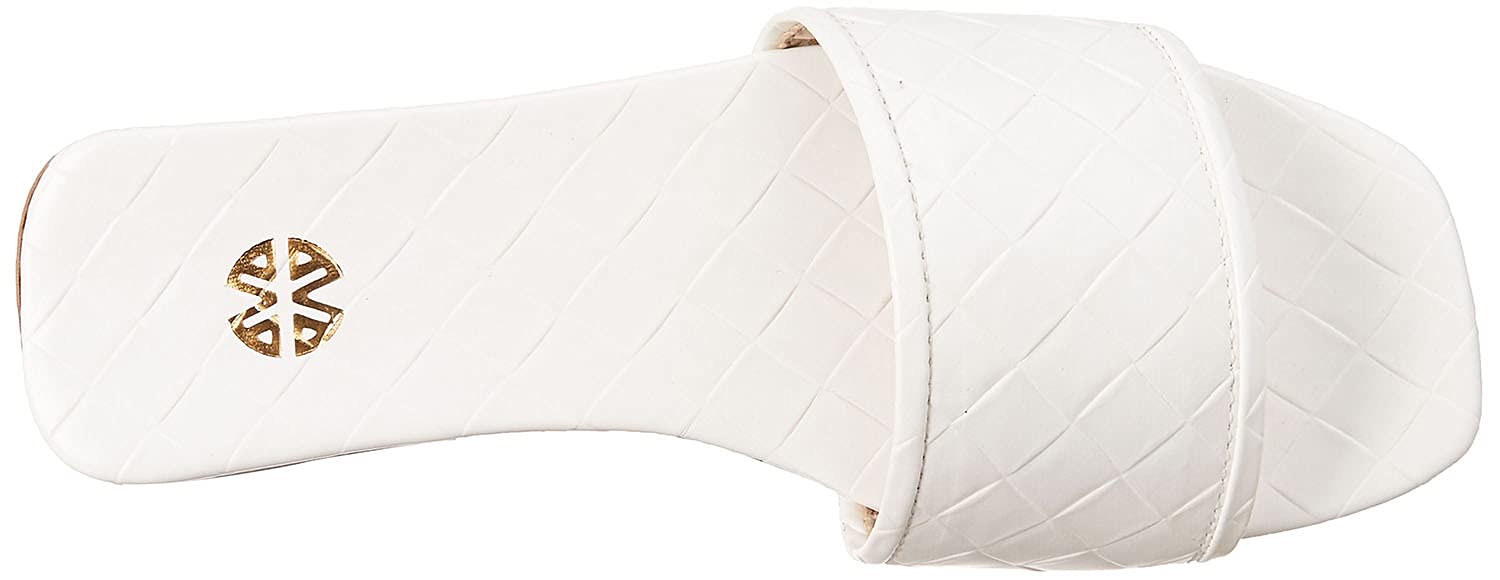 Club Aldo Quilted Square Toe Heeled Slides for Women