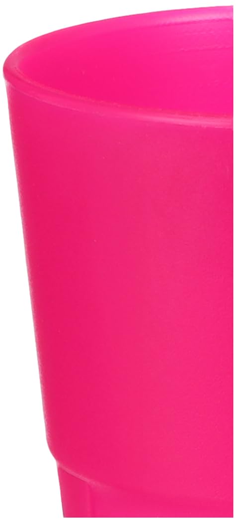 علبة أكواب كوكتيل بلاستيك من موهيتو ديزاين، لون فوشيا (فوشيا فلو)، 0.35 لتر، 6 قطع