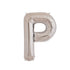 Generic Letter P Foil Balloon 32 Inch Silver Party Birthday Decoration
