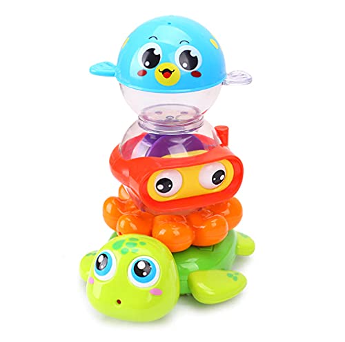 Hola Stack n Squirt Bath Fun Toy for Kids - Multi Color