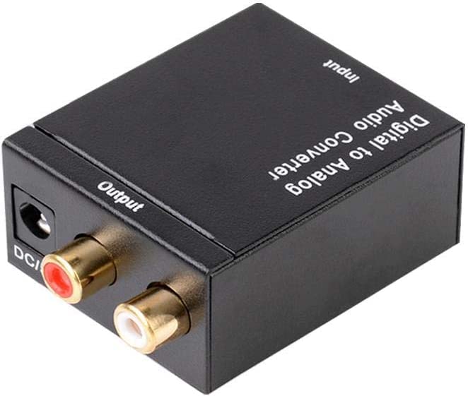 محول صوت رقمي بصري توسلينك SPDIF محوري إلى تناظري يمين ار سي ايه من اي دي دي