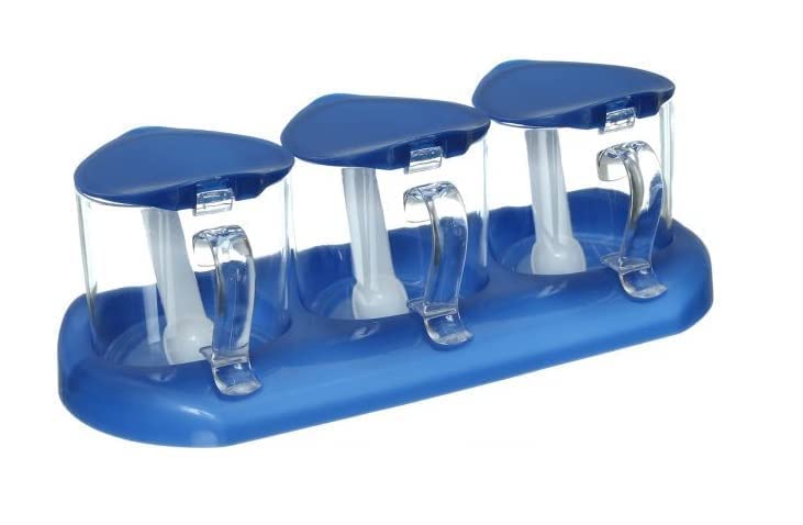 Yasin Plastic Spice Jars with Lid