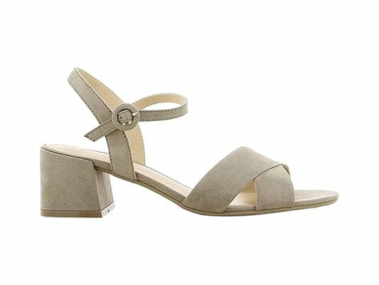 Sprox Ankle Buckle Strap Open Toe Heeled Sandals for Women