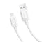 Hoco X73 - Charging And Data Transmittion Cable (2.4A -1M), USB-A To Micro-USB Plug, Compatible With Samsung Huawei Xiaomi Oppo - White