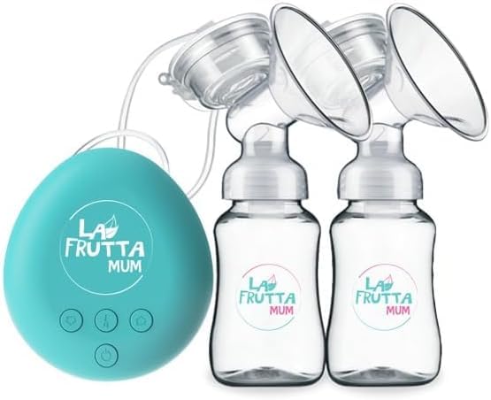 La Frutta MuM Double Electric Breast Pump, 150ml Capacity x 2 Bottles - Safqqa