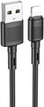 Hoco X83 - Victory Charging And Data Transmittion Cable (2.4A - 1M), USB-A To Lightning Plug, Compatible With Apple iPhone iPad Airpods