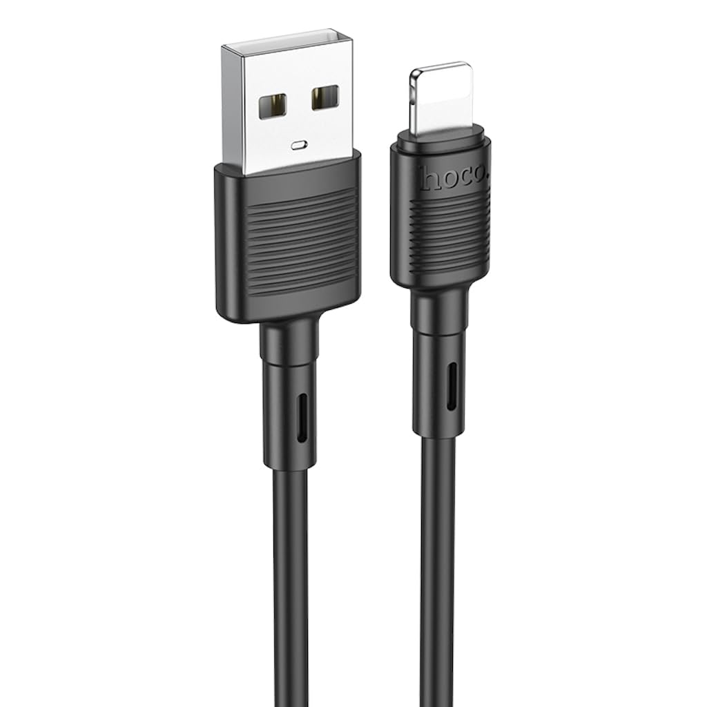 Hoco X83 - Victory Charging And Data Transmittion Cable (2.4A - 1M), USB-A To Lightning Plug, Compatible With Apple iPhone iPad Airpods