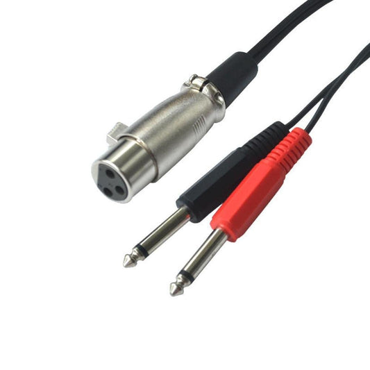 كيندكس kx2178 كابل من أنثى XLR إلى ذكر مزدوج