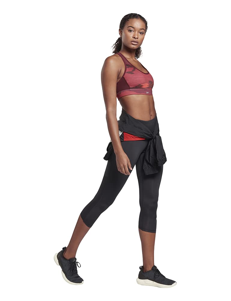 Reebok Women's Running Bra (GI6572_Maroon_34B)