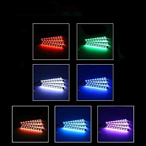 Car Pedals Salon LED Strip Kit with Music Sensor and Remote Control – 8 Colors