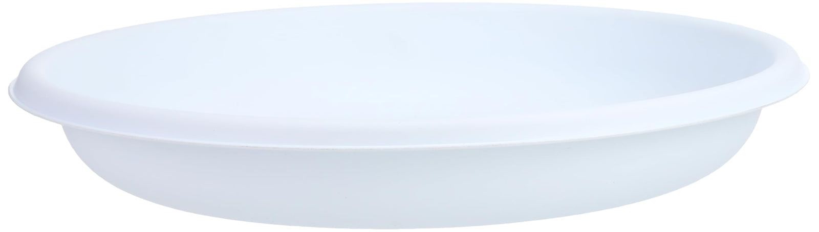 Bama Round Saucer 25103, White, Plastic, Made in Italy, Garden Plant Pot Base Tray