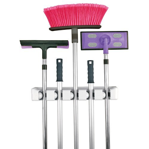 Evriholder MH-5 Magic Holder Broom & Mop Organizer