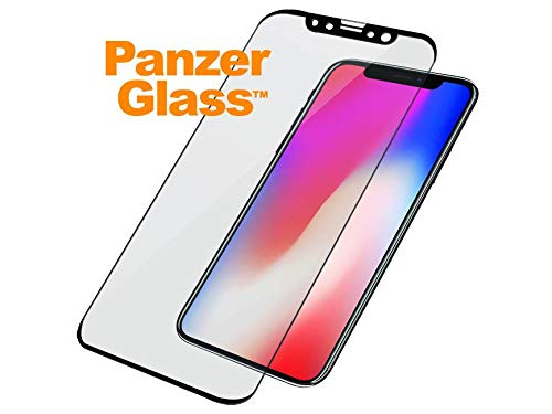 PanzerGlass - شاشة سوداء مناسبة لحافظة iPhone XS/X