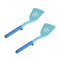 Silicon Leakage Turner With Plastic Handle For Kitchen Set Of 2 Pieces