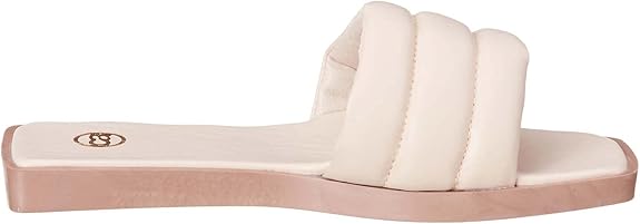 Club Aldo Square-Toe Quilted Strap Slide Slippers For Women