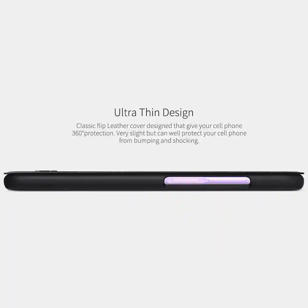 NILLKIN QIN SERIES LEATHER FLIP COVER FOR XIAOMI K30/K30 5G - BLACK – Safqqa Egypt
