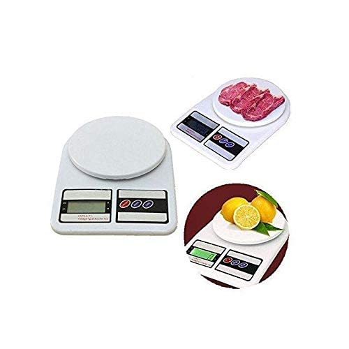 Generic Digital Countertop Kitchen Scale - 10 Kg, White, Easy to Use, Very Effective, Safe, Precision Balanced - Safqqa Egypt