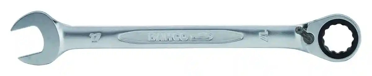 Bahco Ratcheting Combination Wrench, 1Rm-27