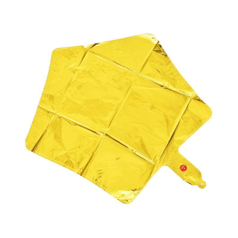 مجموعة بالونات فويل بأشكال كبيرة ونجوم يمكن ملؤها بالهواء أو الهيليوم، تتضمن شفاطة مصنوعة خصيصًا لتزيين حفلات أعياد الميلاد من 4 قطع - متعددة الألوان