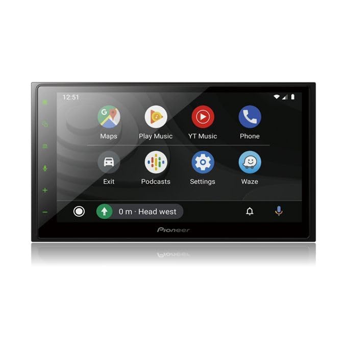 Pioneer 6.8″ Capacitive Touchscreen Multimedia Player with Apple CarPlay, Android Auto & Bluetooth Connectivity