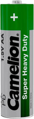 بطاريات Camelion سوبر ثقيلة R6 AA زنك-كربون – طاقة يومية موثوقة (الفئة الخضراء، عبوة من 24) - صندوق تالف