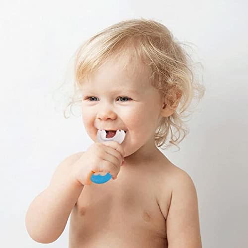 BERONE Baby Tuhth Brash U Shaped Toothbrush With Silicone Bristles Massage Toddler Toothbrush, 360° All-round Oral Cleaning Tooth Brush U-shaped Training Toothbrushes For Kids Childrens Multicolor - Safqqa Egypt