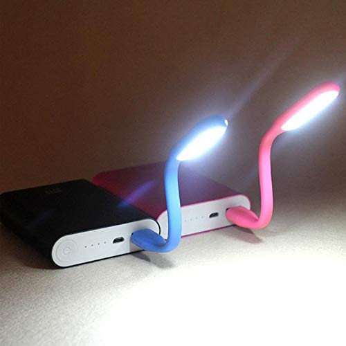 مصباح LED صغير بمدخل USB – مرن ومتعدد الألوان. متوافق مع اللابتوب، الكمبيوتر والسيارة