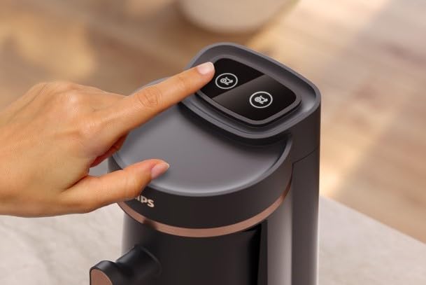 Philips Turkish Coffee Maker Series 5000-735W, 4 cups capacity, Slow brew function, Ready indicator, Automatic shut-off, Black and bronze