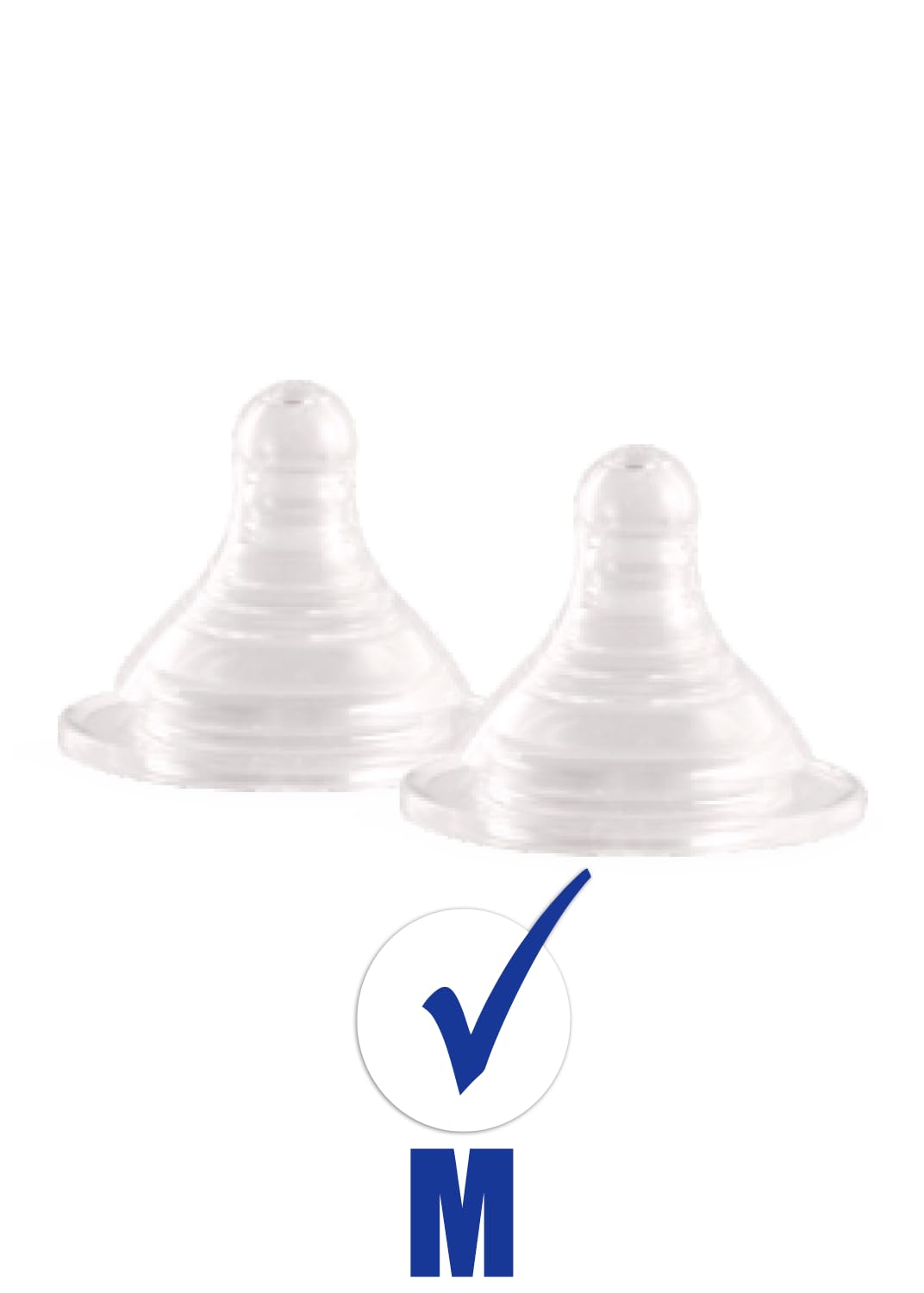 Granzia Baby Silicone Teats Medium Soft and comfortable for feeding