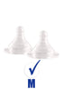 Granzia Baby Silicone Teats Medium Soft and comfortable for feeding