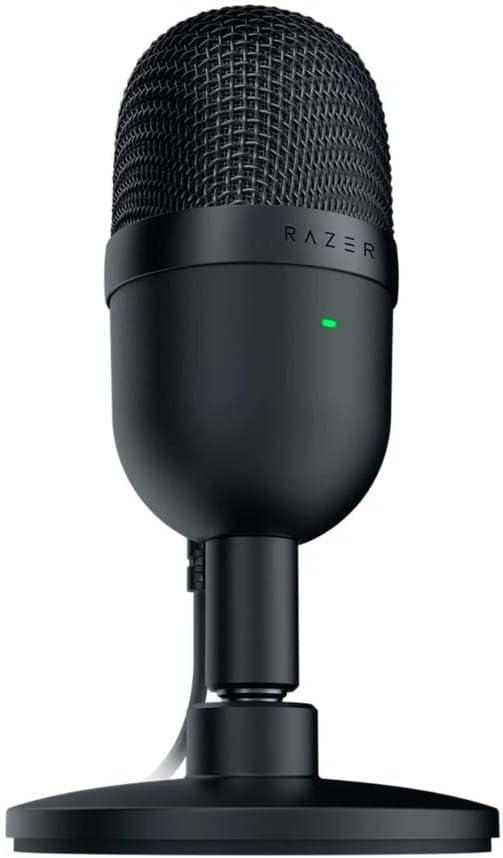 ميكروفون Razer Seiren Mini مكثف USB – أحادي الاتجاه مع حامل