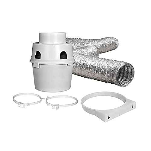 Generic 4” vent exhaust with DUCT - white