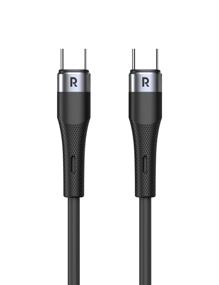 RAVPower RP-CB1038 USB-C to USB-C Cable 60W – Fast Charging & Data Transfer, Black