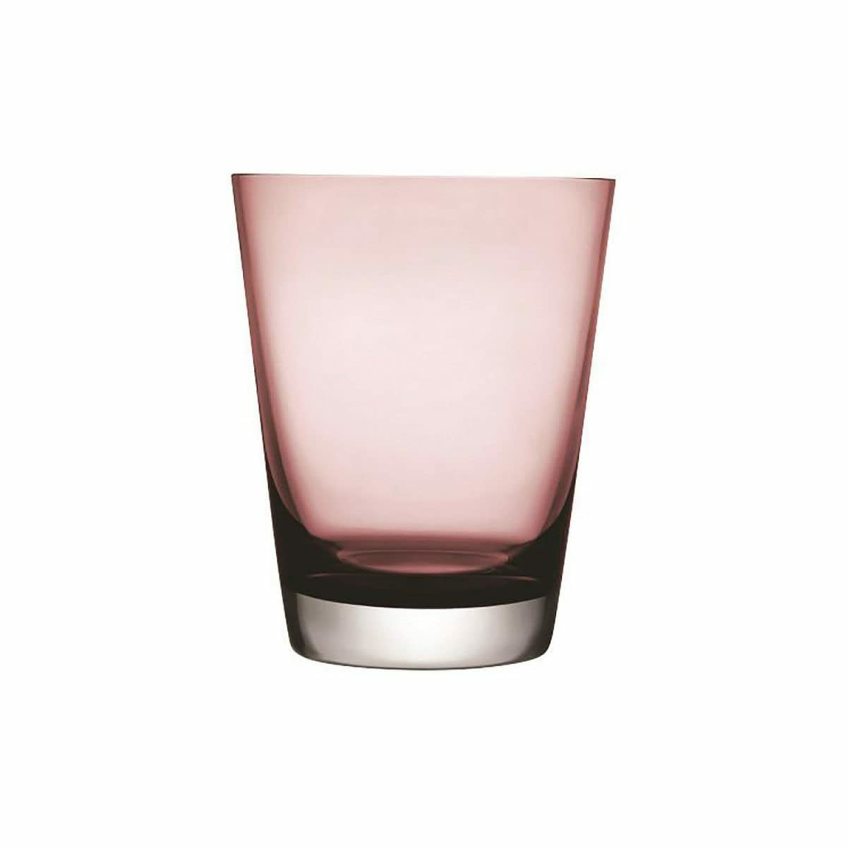 Nude Colored V Old Fashioned Glass - 340ml (Burgundy)