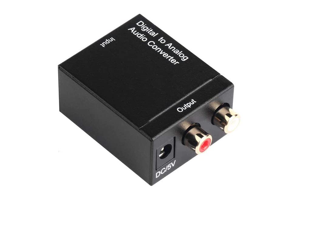 محول صوت رقمي بصري توسلينك SPDIF محوري إلى تناظري يمين ار سي ايه من اي دي دي