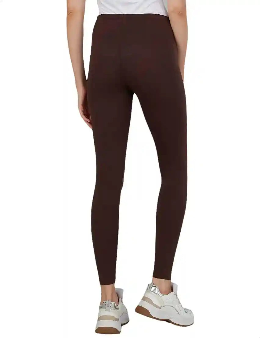Splash Plain High-Waist Elastic Waist Leggings for Women S - Safqqa Egypt