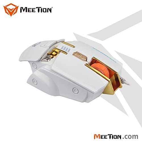 Meetion M975 USB Corded Gaming Mouse – 2000 DPI for PC & Laptop