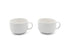 Bredemeijer Tea Cup, 250 ml, White, Set of 2