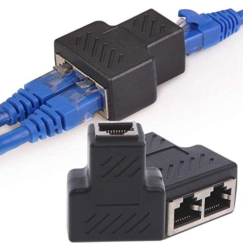 كابل شبكة إيثرنت LAN RJ45 CAT5 CAT6 موزع موسع قابس محول موصل